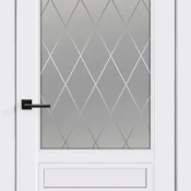Межкомнатная дверь SCANDI 3V ( Белый Эмалит )   