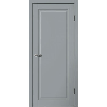 Межкомнатная дверь C06 ПГ (Эмалит Серый)  