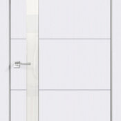 Межкомнатная дверь SCANDI F Z1 ( Эмаль Белая ) 