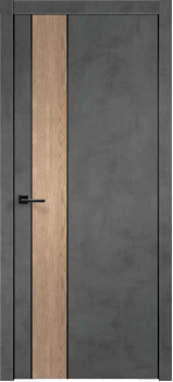 Межкомнатная дверь TECHNO DUO 2 ( Муар Тёмно-Серый ) 