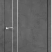 Межкомнатная дверь TECHNO М 2  ( Муар Тёмно-Серый ) 