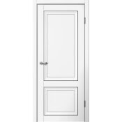 Межкомнатная дверь М02 ПГ (Эмалит Белый)  