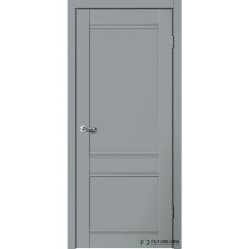 Межкомнатная дверь C01 ПГ (Эмалит Серый)  