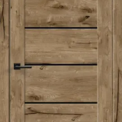 Межкомнатная дверь LINEA 1 ( Канадский дуб )  