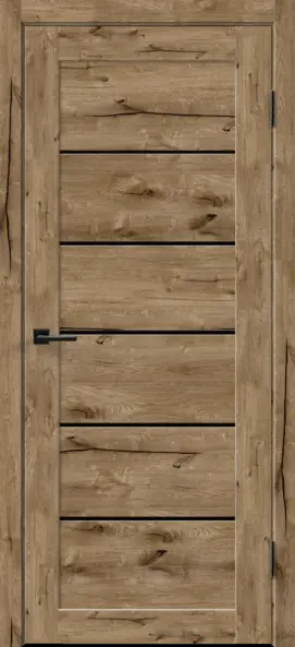 Межкомнатная дверь LINEA 1 ( Канадский дуб )  