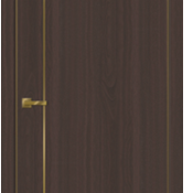 Межкомнатная дверь TECHNO MV1 (Орех Американский Шоколад)