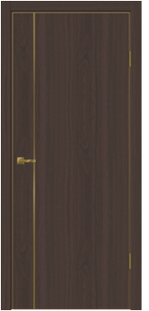 Межкомнатная дверь TECHNO MV1 (Орех Американский Шоколад)