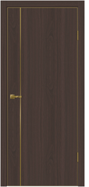 Межкомнатная дверь TECHNO MV1 (Орех Американский Шоколад)