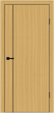 Межкомнатная дверь TECHNO MV1 (Орех Американский Соломенный)